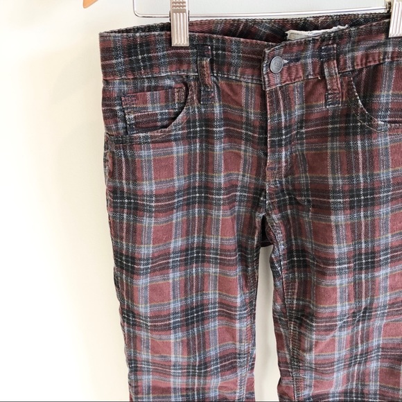 Free People plaid pants - Picture 2 of 4